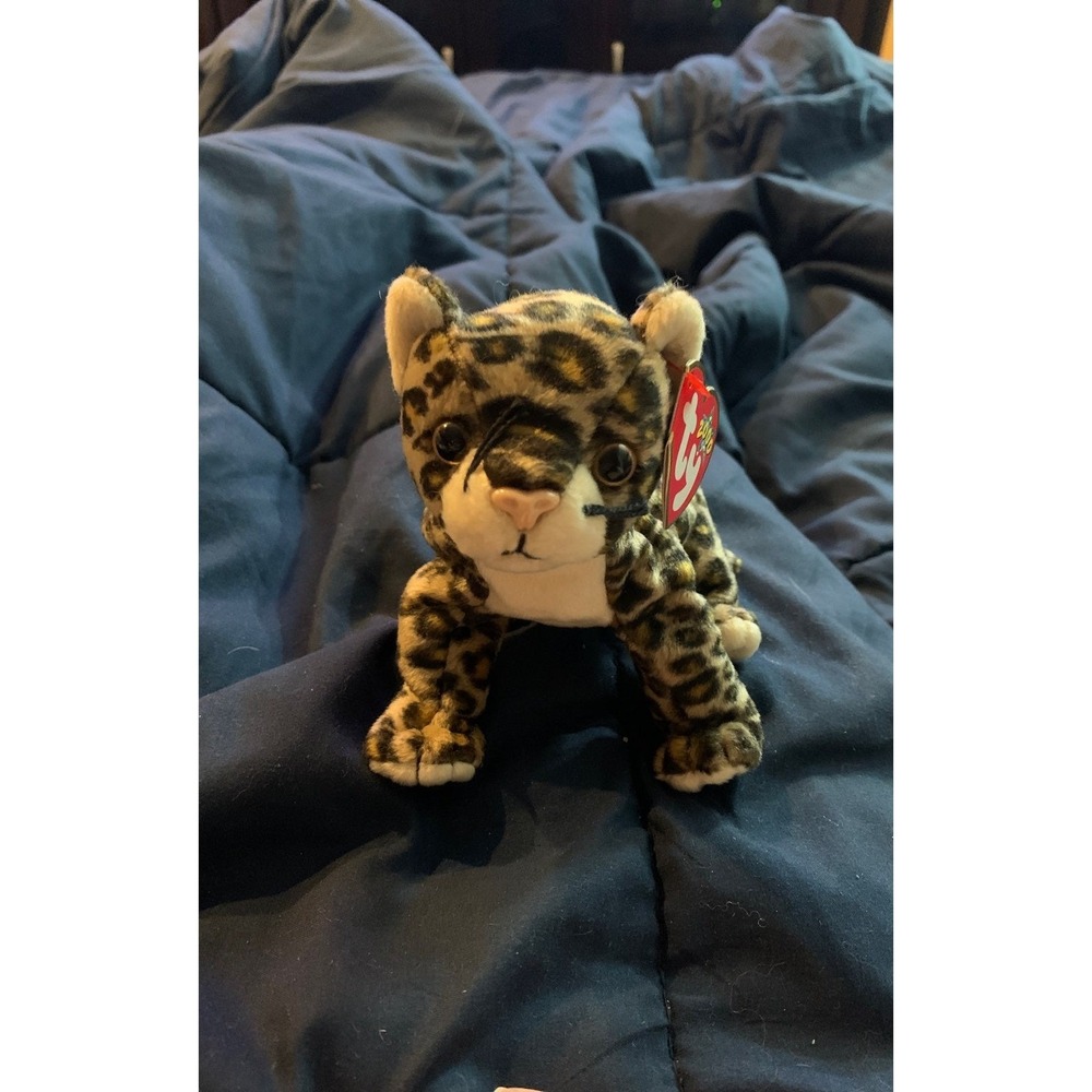 Ty "Sneaky" Leopard Beanie Baby